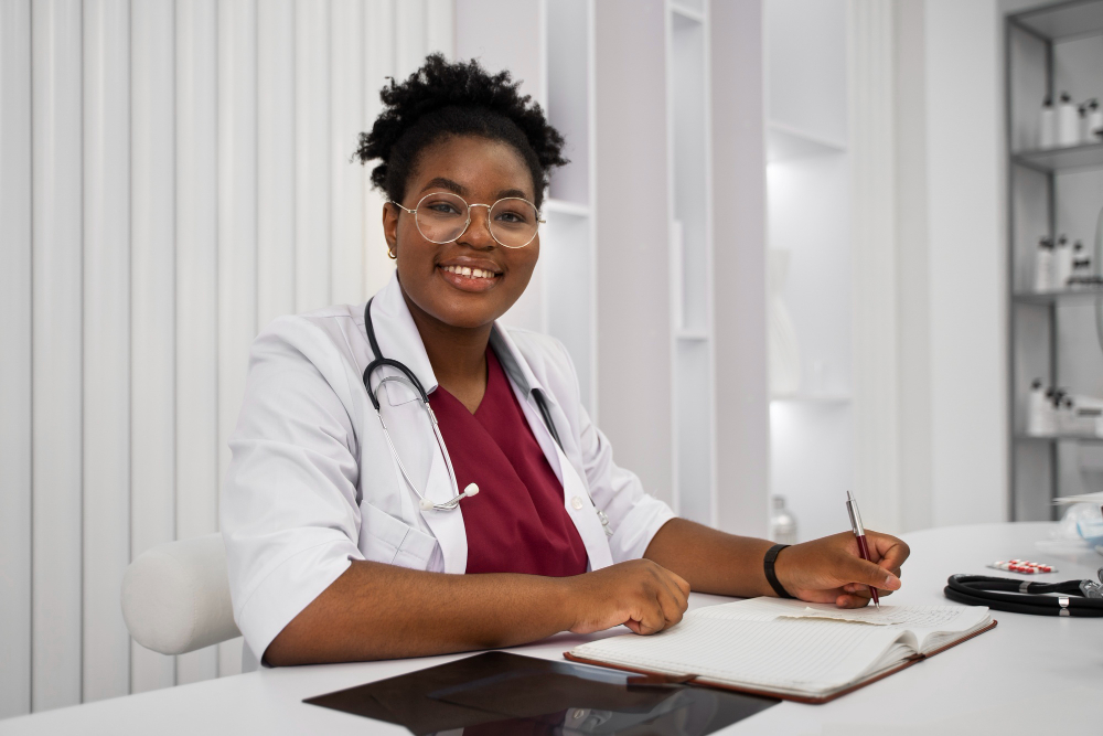 Black female doctor