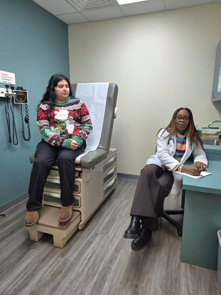 Dr. Okobah and the First Lithonia Medical Team